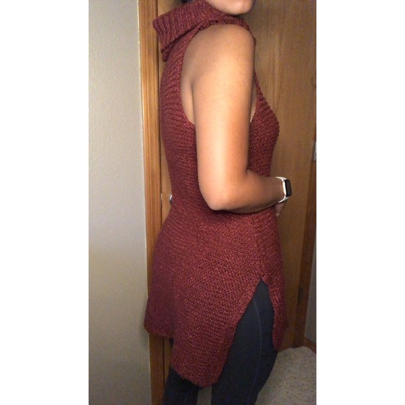 Charlie Paige Cowl Neck Sweater Tunic - Picture 2 of 3